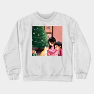 A Kitty for Christmas Crewneck Sweatshirt